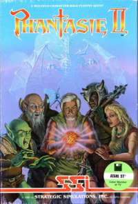 Phantasie II Atari ST US box art